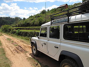 Le WWF sur la route © WWF/Olivier van Bogaert The WWF car in action