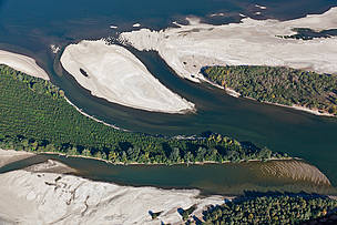In Bulgaria this is the lowest the Danube has been since 2003.