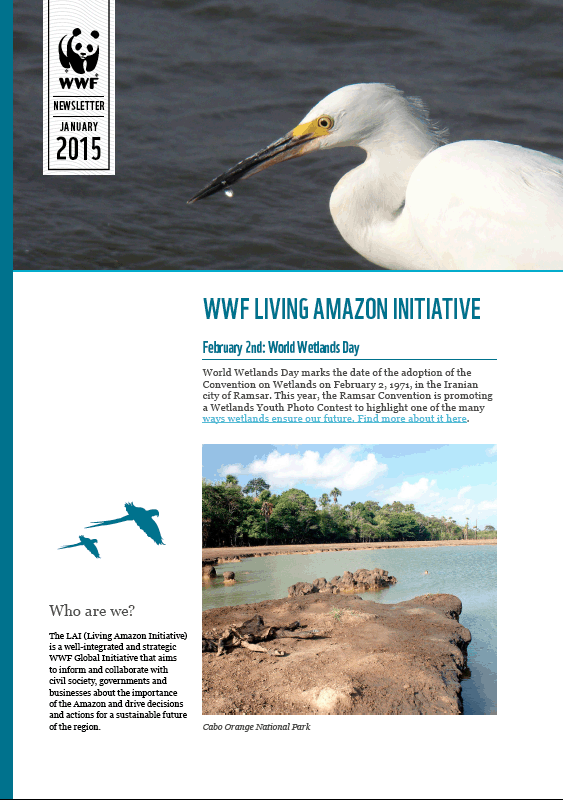 January 2015 Newsletter – Living Amazon Initiative | WWF