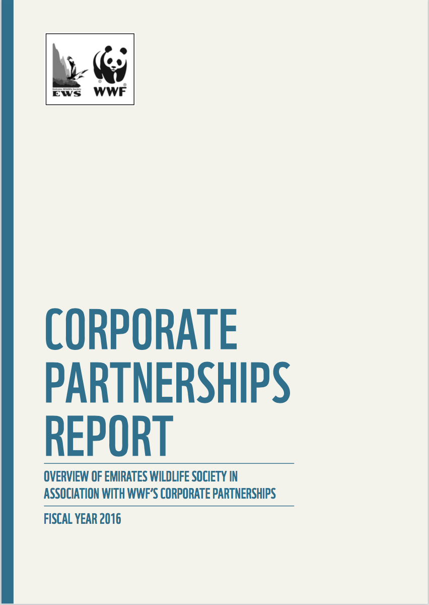 Corporate Partnership Report 2016 | WWF