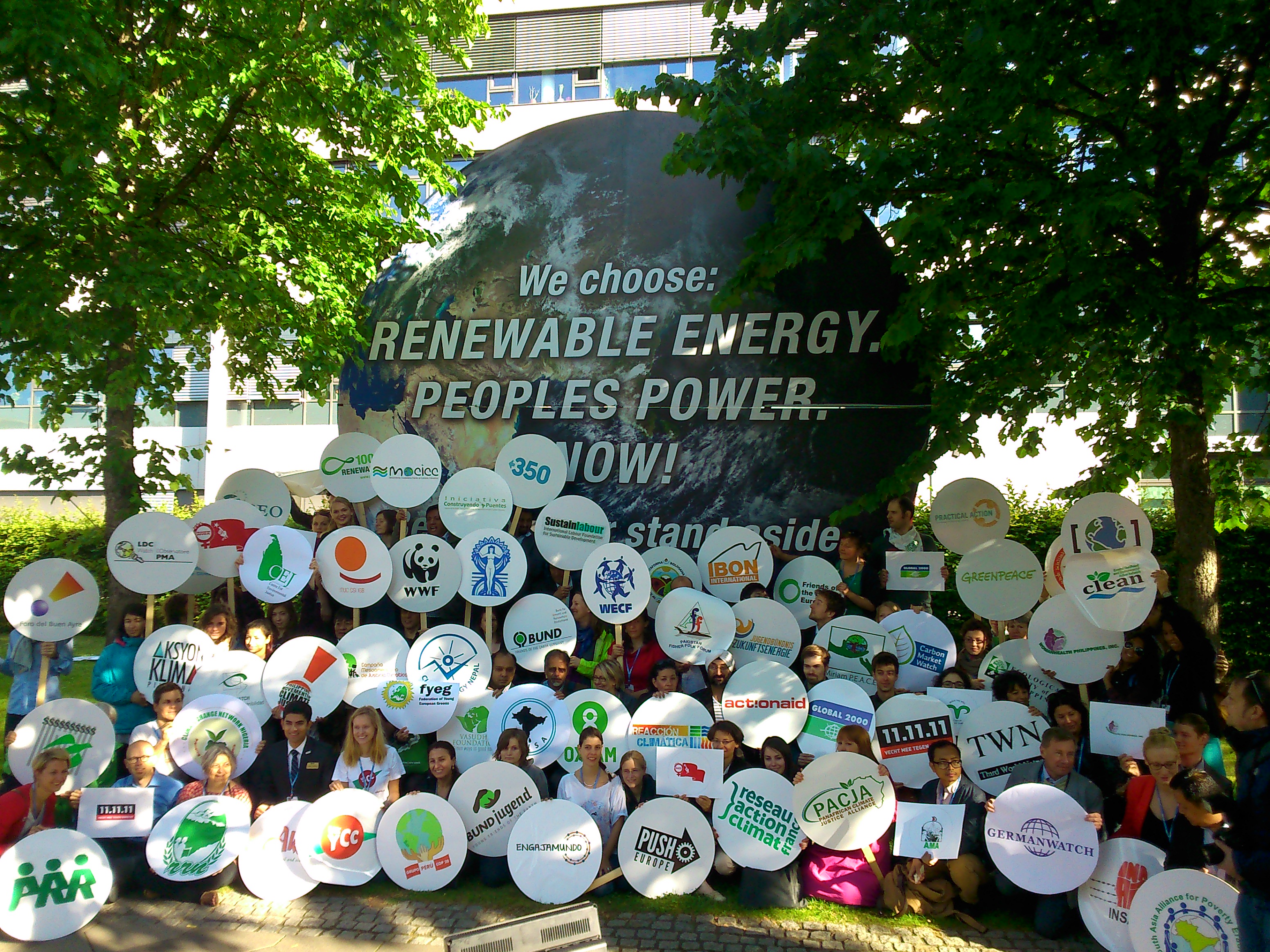 Civil society organisations warn governments Stand with us, or step